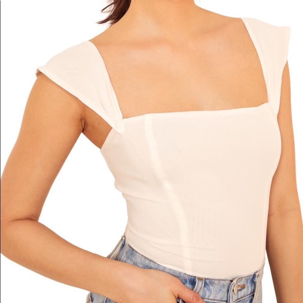 reformation Paz top size 8
